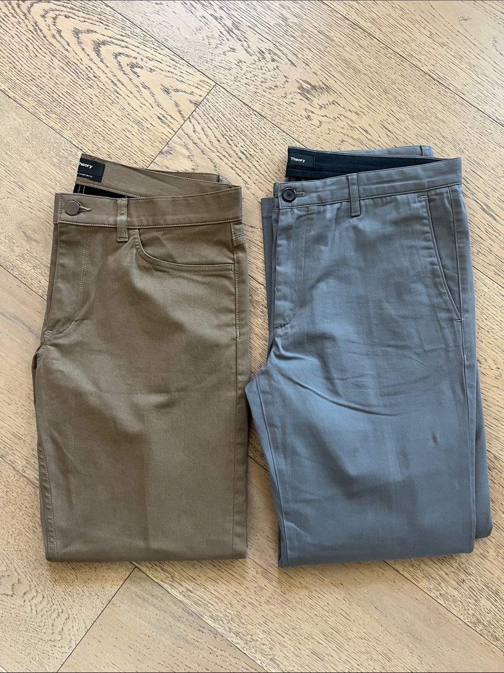 2 pair Theory Men's Chinos